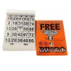 Bloco De Cartelas De Bingo Com 100 Unidades