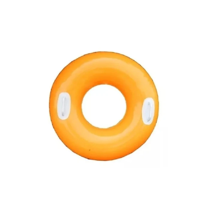 Boia Transparente Para Piscina Tam Grande Cor Laranja Neon