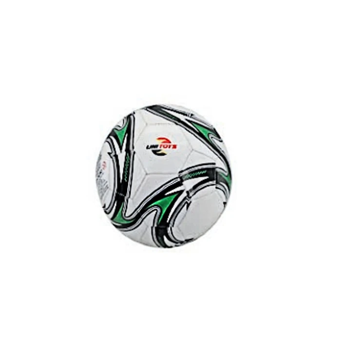 Bola De Futebol Cor Branca Preta e Verde Unitoys
