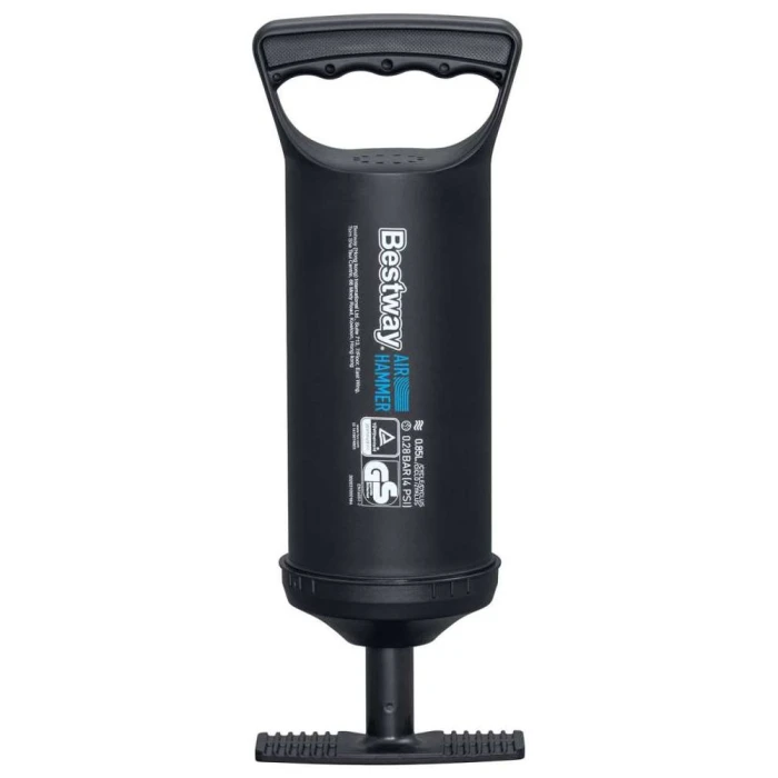 Bomba De Ar Manual 30cm Com 3 Bicos Cor Preta Bestway Air Bomba De Ar Manual 30cm Com 3 Bicos Cor Preta Bestway Air