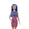 Boneca Barbie Cientista Profissões Cabelo Azul E Jaleco