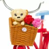 Boneca Barbie E Cachorrinho Em Passeio Com Bicicleta