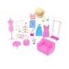 Boneca Barbie Fashion Kt Closet Estilistas Hpl78 Novo