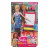 Boneca Barbie Profissões Professora de Artes Com Acessórios Boneca Barbie Profissões Professora de Artes Com Acessórios