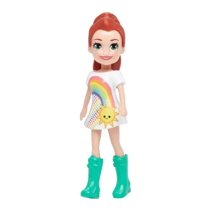 Boneca Polly Pocket 9cm Lila Ruiva