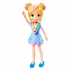 Boneca Polly Pocket 9cm Polly Vestido Azul E Roxo Boneca Polly Pocket 9cm Polly Vestido Azul E Roxo