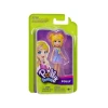 Boneca Polly Pocket 9cm Polly Vestido Azul E Roxo Boneca Polly Pocket 9cm Polly Vestido Azul E Roxo