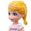 Boneca Polly Pocket Loira Com Saia Verde 2022 Mattel