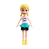 Boneca Polly Pocket Loira Com Saia Verde 2022 Mattel Boneca Polly Pocket Loira Com Saia Verde 2022 Mattel