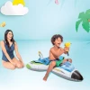 Bote Inflável Avião Com Pistola De Agua Azul Intex Bote Inflável Avião Com Pistola De Agua Azul Intex