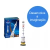 Brinquedo De Montar Foguete Espacial Branco Com 292 Peças Brinquedo De Montar Foguete Espacial Branco Com 292 Peças