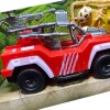 Brinquedo Dino Word Na Floresta Jipe Vermelho Novo
