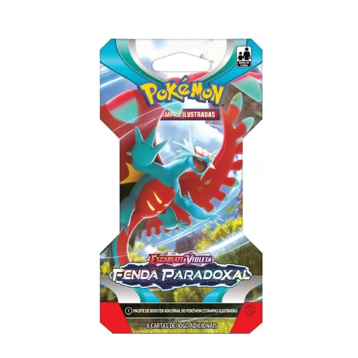 Brinquedo Pokémon Blister Unitário Fenda Paradoxal Novo