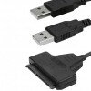 Cabo Adaptador/Conversor Sata Y Para 2 Usb 2.0 A Macho