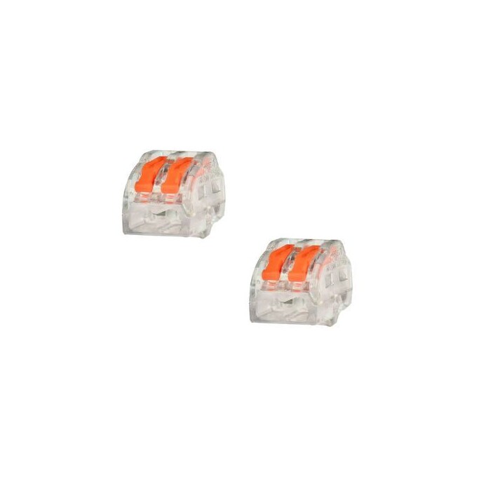 Cabo Conector Emenda Rápido 2F 2Pcs 0,5-6,0mm Mister Com Proteção