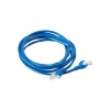 Cabo De Rede Cat5 2,5M Azul Pluscable Novo