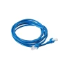 Cabo De Rede Cat5 2,5M Azul Pluscable Novo Cabo De Rede Cat5 2,5M Azul Pluscable Novo