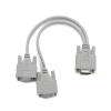 Cabo De Vídeo Duplicador Vga Macho X 2 Vga Fêmea X-cell Cabo De Vídeo Duplicador Vga Macho X 2 Vga Fêmea X-cell