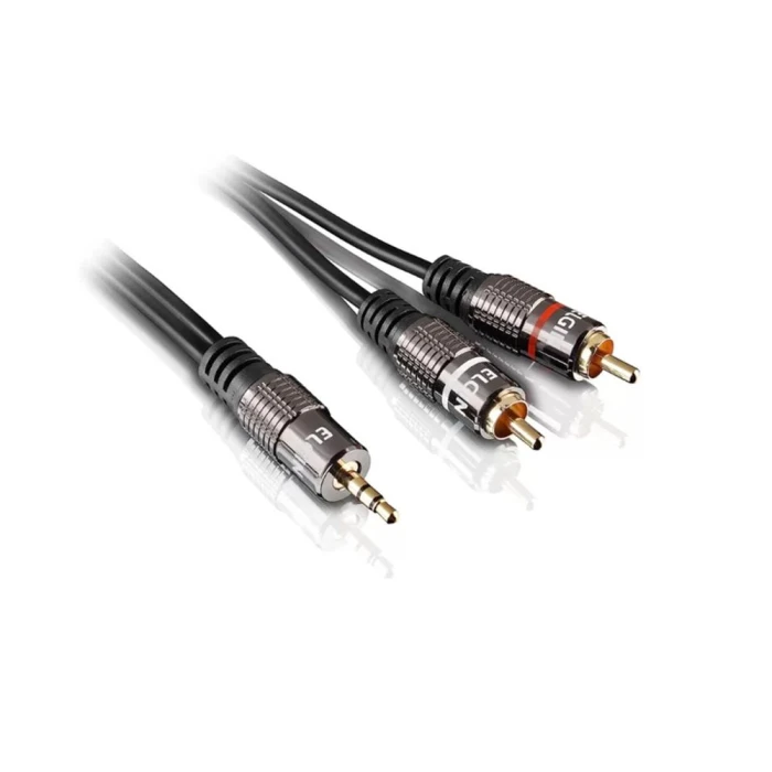 Cabo P2 Macho x Rca Macho Áudio Estereo 1,5M Elgin Novo