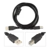 Cabo Para Impressora Usb 2.0 1.8 Metros Universal Preto Cabo Para Impressora Usb 2.0 1.8 Metros Universal Preto