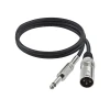 Cabo Para Microfone Hayonik Xlr M Preto Novo Cabo Para Microfone Hayonik Xlr M Preto Novo