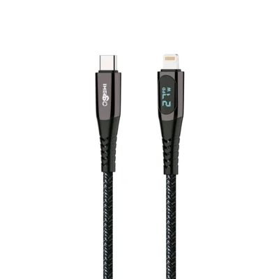 Cabo Tipo C Compatível Lightning 27W 2 Metros Preto Ims-149A