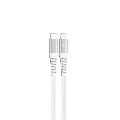 Cabo Tipo-C Lightning 1,5M Branco Ca-412Mfi Novo