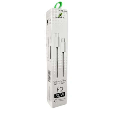 Cabo Turbo Tipo-C Pd 30W Xc-Cd-110 X-Cell Novo