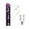 Cabo USB Micro USB 2 Metros Branco CA-225 Maketech