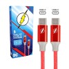 Cabo Usb-C P/ Usb-C 1,5M 12W Flash Novo