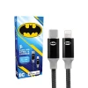 Cabo Usb-C Para Lightining 1,5M 12W Batman Novo Cabo Usb-C Para Lightining 1,5M 12W Batman Novo