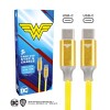 Cabo Usb-C Para Usb-C 1,5M 12W Mulher Maravilha Novo