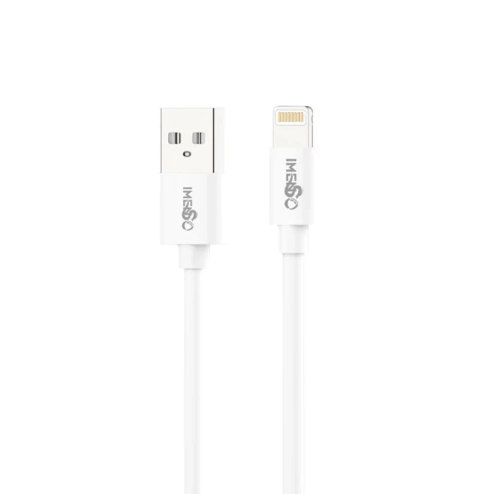 Cabo Usb Compatível Com Lightning 2.4 1 Metro Branco Ims-158 Cabo Usb Compatível Com Lightning 2.4 1 Metro Branco Ims-158