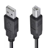 Cabo Usb Para Impressora A Macho X B Macho 1.8 Metros Preto Cabo Usb Para Impressora A Macho X B Macho 1.8 Metros Preto