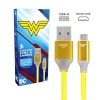 Cabo Usb Para Micro Usb 1,5M 12W Mulher Maravilha Novo Cabo Usb Para Micro Usb 1,5M 12W Mulher Maravilha Novo