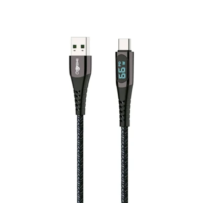 Cabo Usb Para Tipo C Carga Rápida Preto 1 Metro Ims-147