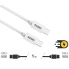 Cabo Usb Turbo Usb-C/Usb-C 1M 3A Taschibra 60002