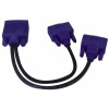 Cabo Vga Macho X2 Vga Fêmea 20Cm It-Blue Novo