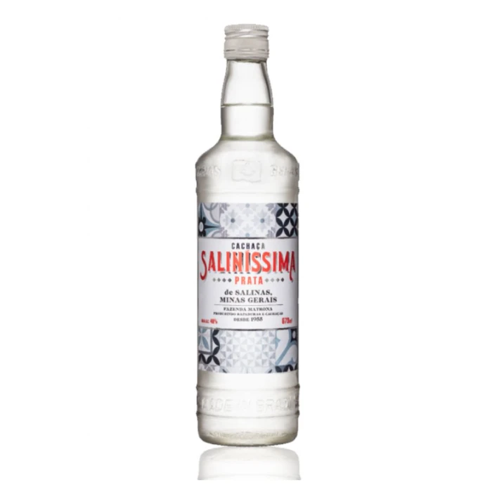 Cachaça Salinissima Prata Salinas 670Ml