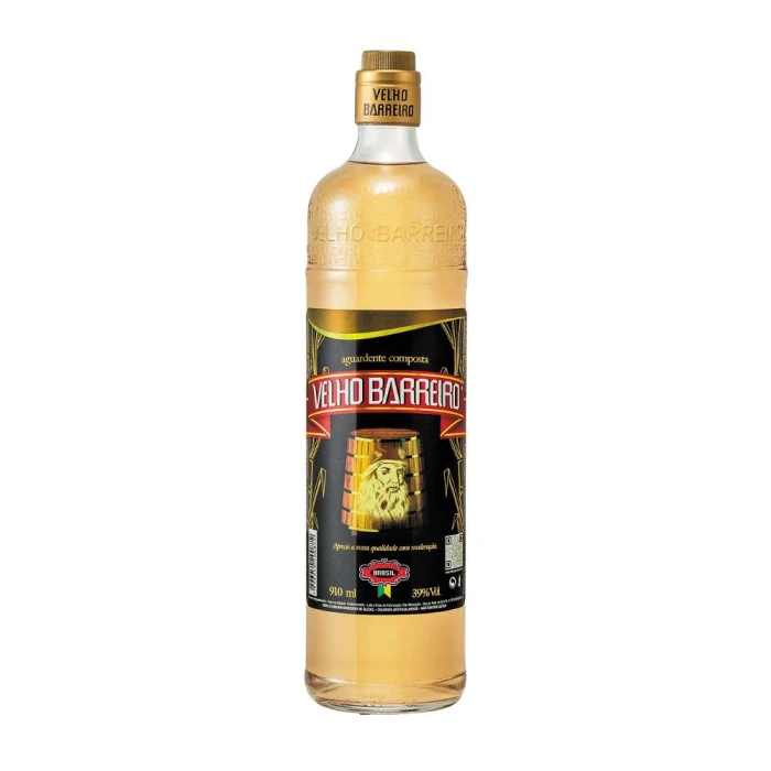 Cachaça Velho Barreiro Gold 910Ml