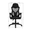Cadeira Para Escritório Ergonômica Mesh Preta Relax Ga211 Cadeira Para Escritório Ergonômica Mesh Preta Relax Ga211