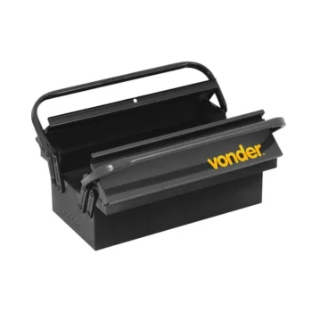 Caixa De Ferramentas Metal 3 Gavetas 40x19x16cm Vonder