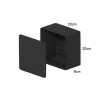 Caixa De Passagem 20X20X09 Deeobox Preta Inpol Novo