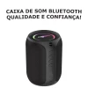 Caixa De Som Bluetooth Portátil 10W IPX4 RGB Azul Imenso X06 Caixa De Som Bluetooth Portátil 10W IPX4 RGB Azul Imenso X06