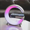 Caixa De Som Luminária G Rgb Carregador G63 Novo