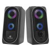 Caixa De Som Multimídia Gamer Rgb Black Hawk Fortrek G Preta