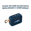 Caixa De Som Portátil Bluetooth IPX6 10W Azul Imenso X34 Caixa De Som Portátil Bluetooth IPX6 10W Azul Imenso X34