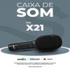 Caixa De Som Portátil Sem Fio 5W Cor Preto Ims-x21 Imenso Caixa De Som Portátil Sem Fio 5W Cor Preto Ims-x21 Imenso