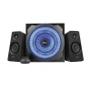 Caixa De Som Tytan Led Azul Gxt 628 Trust Novo