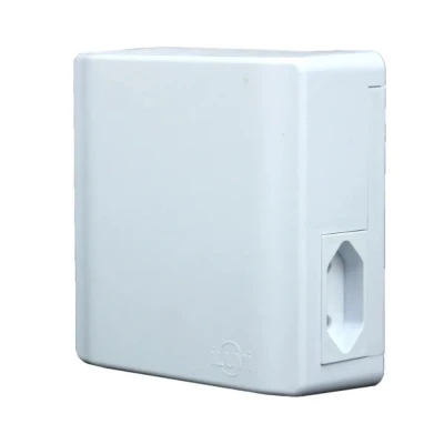 Caixa disjuntor + tomada brinde 20A 250V sobrepor Ilumi